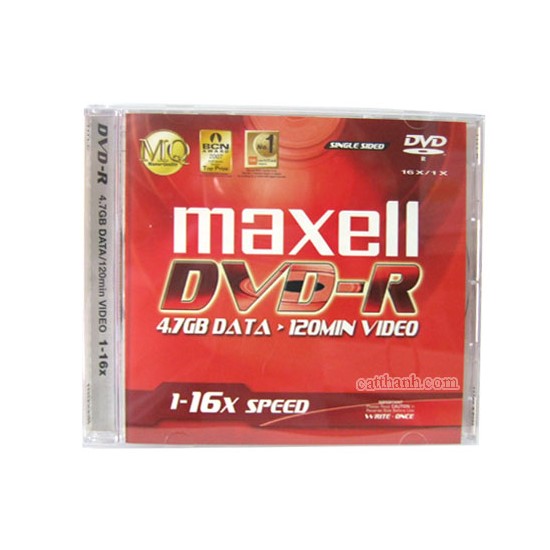 ĐĨA DVD TRẮNG MAXELL 4.7GB CÓ VỎ (XUẤT XỨ ĐÀI...